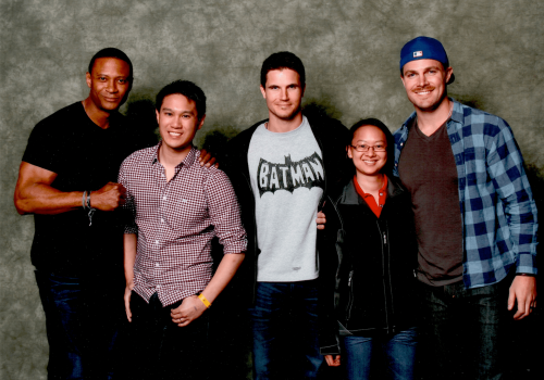 AREA-Stephen-Amell-David-Ramsey-and-Rob-Amell-Star-of-Arrow-and-Flash-Arrow-Diggle-and-Firestorms